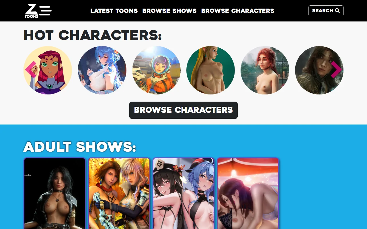 Screenshot: Z Toons Screenshot of Z Toons